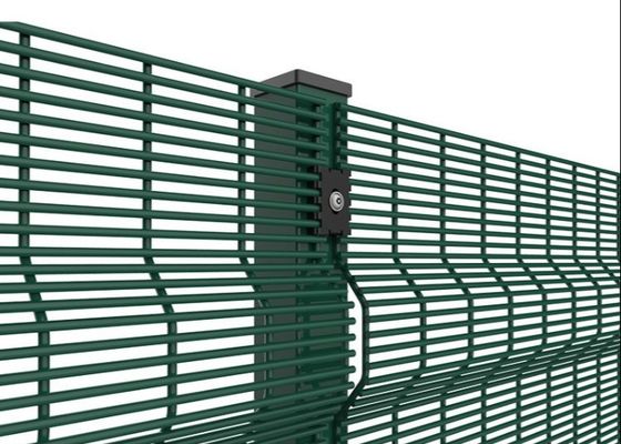 Hàng rào lưới thép hàn 4,0mm màu xanh lá cây 4x4 Mạ kẽm nhúng nóng