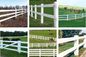 Hàng rào lưới thép hàn Vinyl màu trắng cho trang trại ngựa Paddock