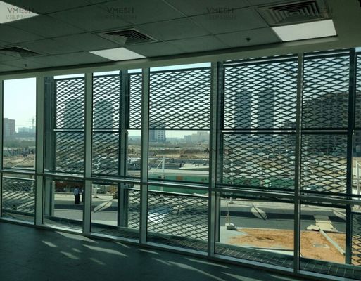 Lưới kim loại mở rộng tráng nhựa PVC Lưới kim loại mở rộng mạ kẽm cho bảo vệ cửa sổ