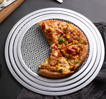 Màn hình Pizza lưới nhôm không dính 8 inch --22 inch Kích thước tùy chỉnh