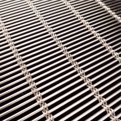 Crimped Woven kiến trúc Stainless Steel Mesh cho khách sạn khách sạn sang trọng Lobby