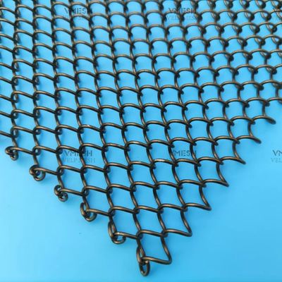 Metal Drapery Chain Mail Mesh Curtain Metal Coil Drapery Metal Mesh Curtain Mesh cho ngăn cách không gian & Room Divider