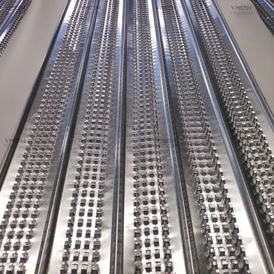 Tấm mạ kẽm có chiều rộng 450mm Vật liệu xây dựng bằng kim loại có sườn cao