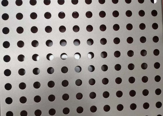 Tấm kim loại đục lỗ trang trí lỗ tròn bằng nhôm Ss304 4x8
