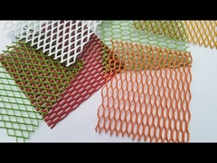 thiết kế mặt tiền kiến trúc lớp phủ lưới PVDF trang trí Aluminium Expanded Mesh