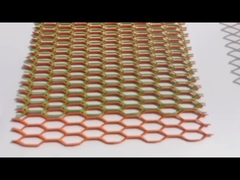 2mm tấm nhôm mở rộng lớp phủ trang trí lưới kim loại màn hình