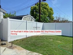 UV Proof 6x8 Ft Màu trắng bền PVC Vinyl bảo mật Cửa hàng vườn
