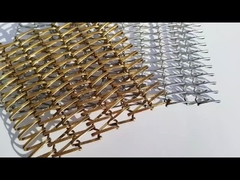 Thép không gỉ mạ hình vuông dệt lưới sợi Crimped