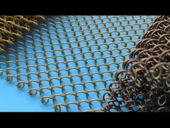 Aluminium Coil Drapery Thảm dây kiến trúc cho ngăn ngăn ngăn