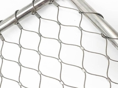 Mức độ nhẹ cao 304 316 Stainless Steel Wire Rope Mesh cho hàng rào vườn thú