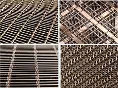 30% -60% Khu vực mở Màng kim loại kiến trúc 0,5 mm -4,0 mm Màng dây cầu thang