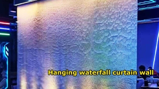 Nhà máy sản xuất dây thép tùy chỉnh Thác nước Tường nước Tính năng Rèm nước cảnh quan