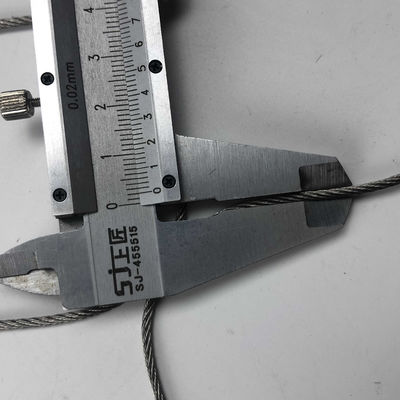 Dây lưới cáp thép không gỉ 304 linh hoạt và bền với lỗ kim cương cho lưới an toàn