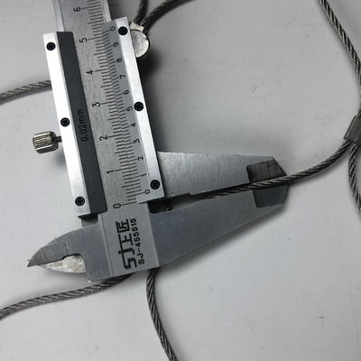 Cửa hàng có kích thước tùy chỉnh Stainless Steel 304 Đèn nhẹ 1mm 1.5mm chống trộm túi lưới dây an toàn