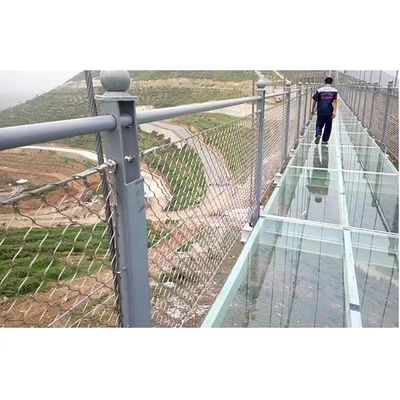 Easy Installation Frame Protection Decoration Stainless Steel Wire Rope Mesh for Security Fence