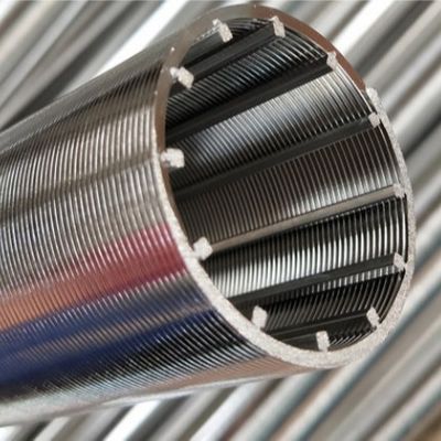Lưới lọc bằng thép không gỉ 304 dạng nan hình nêm 20-300mm