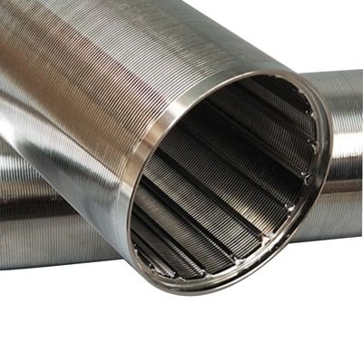 Lưới lọc bằng thép không gỉ 304 dạng nan hình nêm 20-300mm