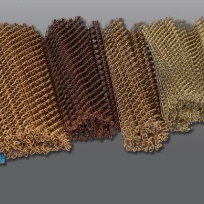 Bộ chia không gian trang trí Nội thất cuộn dây kim loại Rèm màn hình nhôm cho gia đình