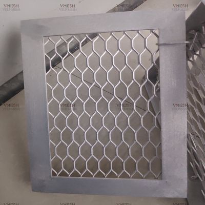 Vật liệu kim loại HDG tùy chỉnh Hàng rào an toàn lưới kim loại mở rộng để bảo vệ thiết bị máy móc