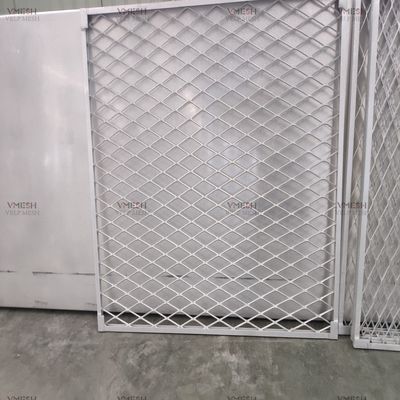 Vật liệu kim loại HDG tùy chỉnh Hàng rào an toàn lưới kim loại mở rộng để bảo vệ thiết bị máy móc