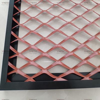 Nhôm mở rộng kim loại lưới Anodized bột phủ màu tùy chỉnh