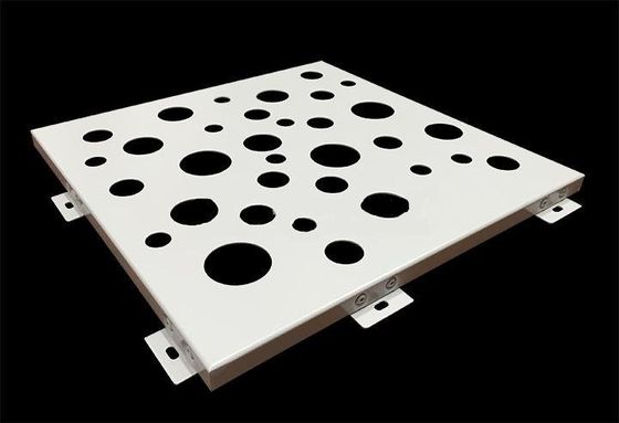 Mặt tiền kim loại đục lỗ PVDF trong nhà 1500x2500mm Lưới trang trí