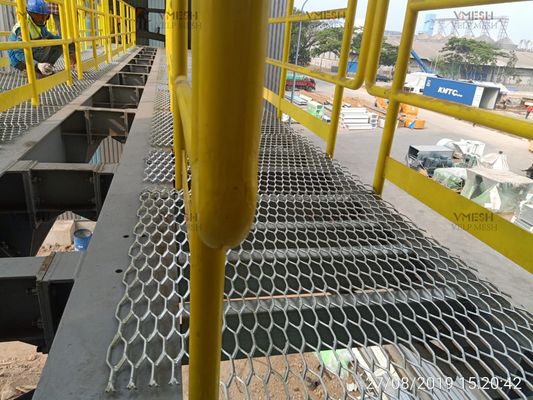 Hàng rào kim loại giãn nở bằng thép không gỉ 304, lỗ hình lục giác