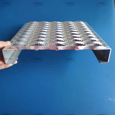 Độ dày 2.0-4.0mm Grip Strut Plank Grating Diamond Plank Grating Chống trượt