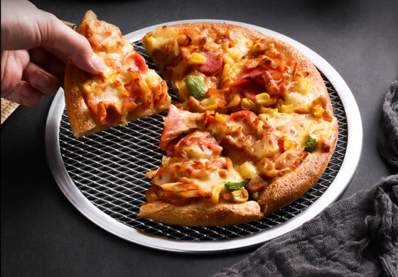 Đĩa nướng pizza nhôm 6-18 inch Độ bền cao chống rỉ