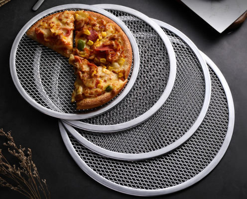 Đĩa nướng pizza nhôm 6-18 inch Độ bền cao chống rỉ
