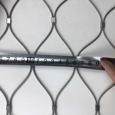 316 Stainless Steel Wire Rope Mesh cho Zoo Animal Enclosures