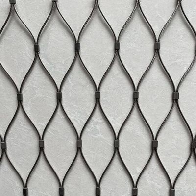 304 316 Stainless Steel Wire Rope Mesh 7x7 cho hàng rào bảo vệ