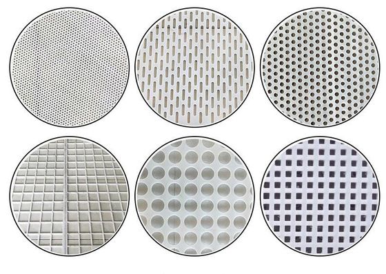 Lớp phủ bột Màu vàng đồng Hộp mật ong lỗ tròn Metal Mesh Bảng kim loại đục