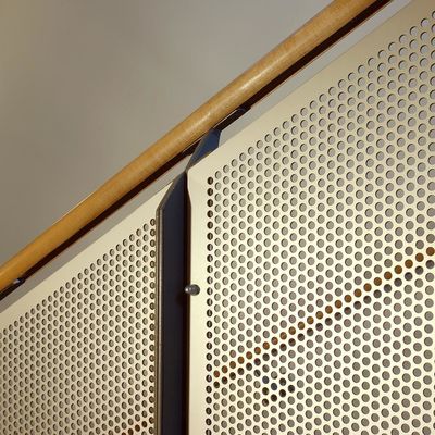 Tấm lưới kim loại đục lỗ mạ kẽm, lỗ tròn 1mm, trang trí