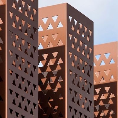 Tấm lưới kim loại đục lỗ mạ kẽm, lỗ tròn 1mm, trang trí