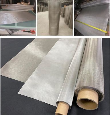304 316 Stainless Steel Wire Mesh 20-100 Mesh Dây dệt đơn giản cho lọc công nghiệp