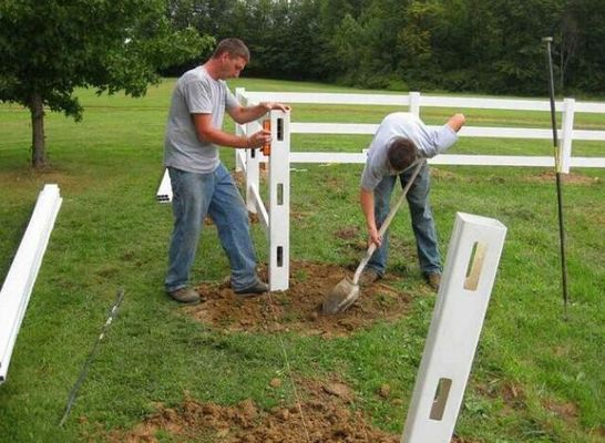 100% vật liệu nguyên chất bền 2rails 3rails PVC Paddock ngựa hàng rào Farm hàng rào