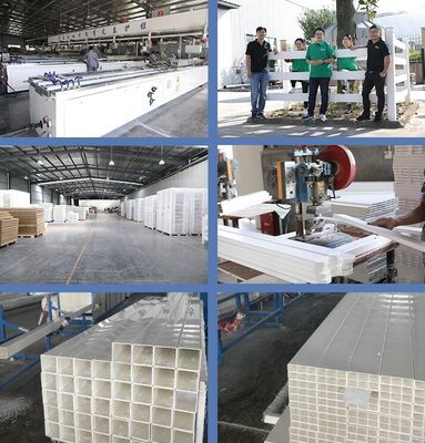 Hàng rào đường sắt ngựa trắng PVC thân thiện với môi trường ECO Hàng rào sân vườn
