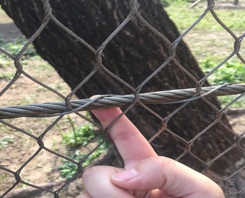 Sợi dây thép không gỉ màu đen 50x50mm