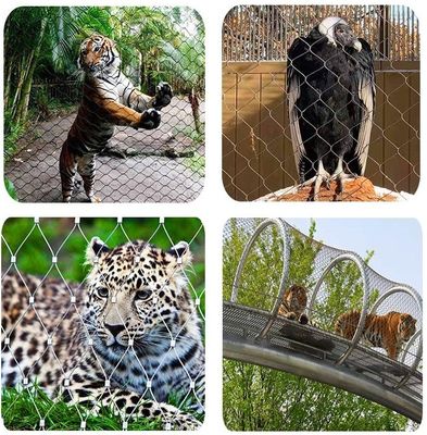 Custom Stainless Steel Rope Wire Mesh cho lồng chim 1,5mm 1,6mm