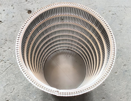 Thép không gỉ tùy chỉnh 304/316 Johnson Wedge Wire Screen