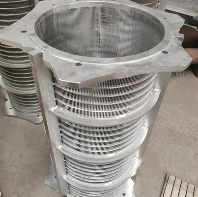 SS 304 màn hình sợi lưỡi liềm phẳng cho ống bọc giếng nước