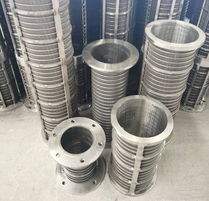Bộ lọc dầu tinh bột đường Johnson Wedge Wire Slot Bend Curved Screen