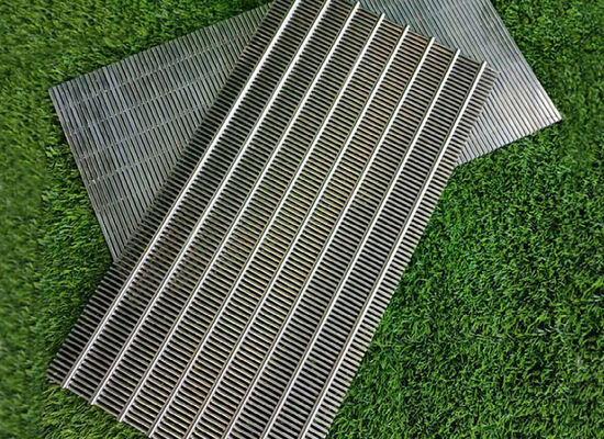 Bộ lọc dầu tinh bột đường Johnson Wedge Wire Slot Bend Curved Screen