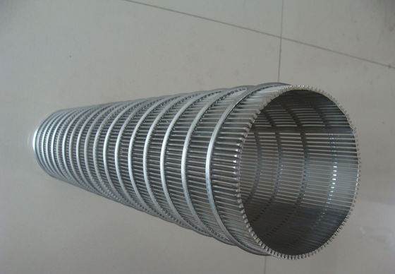 SS 304 màn hình sợi lưỡi liềm phẳng cho ống bọc giếng nước