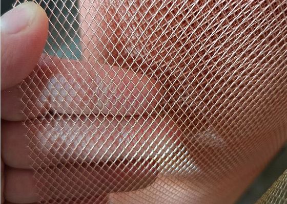 Đồng kim cương mở rộng kim loại lưới cho EMI che chắn 0.02-4mm