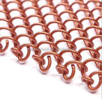 Trang trí nhôm kim loại lưới rèm dây chuyền rèm vải lò sưởi lò sưởi dây lưới kim loại cuộn lưới trần nhà rèm