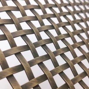 Stainless Steel Crimped Woven Wire Mesh cho mặt tiền kiến trúc
