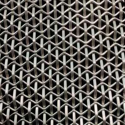 Stainless Steel Crimped Woven Wire Mesh cho mặt tiền kiến trúc