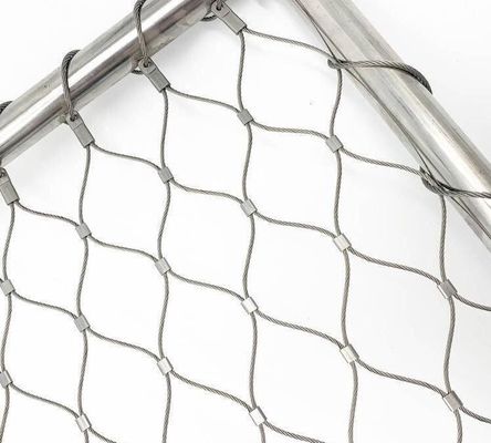 Mái dây thép không gỉ trang trí cho kích thước ranh giới 2 * 5m / 2 * 3m / 10 * 10m SS304 / 316